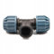T-stück con filetto femmina in polipropilene per tubo PE, diametro 20 mm x 3/4 pollice - Raccordo a compressione per acqua potabile, 16 Bar, Cert. DVGW/KIWA/WRAS