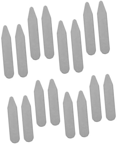 TOGEVAL Kragenstäbchen Für Hemden 16 Stück Metall-kragenstäbchen Krageneinsätze Für Herren Kragenschutz Hemdkragen