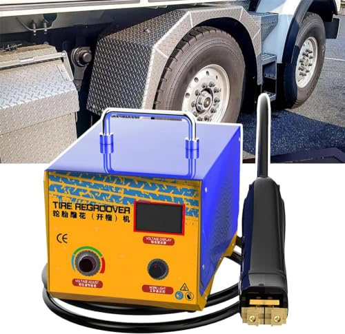 YIJIEHH Kit De Reparación De Neumáticos, Herramienta para Ranurar Neumáticos, Máquina Tallada De Neumáticos De Mano De 1000w para Restauración De Neumáticos En Camiones Y Automóviles