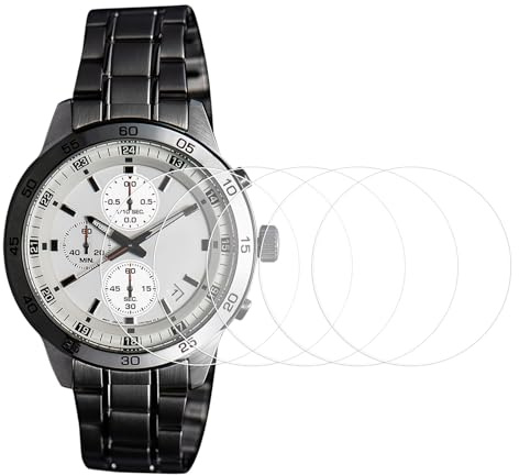 QUARKZMAN 2pz Proteggi Schermo Vetro Orologio 33mm HD Alta Definizione Anti-Graffio Impermeabile Ultra-Sottile TPU Universale Pellicola Protettiva per Schermo Smartwatch con Sticker Tessuto