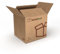 RaKuPack Versandkarton 25 Stück Faltkarton 300x300x300mm Innenmaß (30x30x30cm) Verpackungskarton bedruckt Warensendung Karton braun Faltschachtel Paket Versandschachtel Kartonage verschiedene Größen