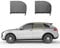 XWSBUDE Auto Seitenfenster Sonnenschutz, für Hyundai Tucson IX35 2009-2024 Auto Sonnenblende Sichtschutz Protection Breathable Sonnenschutz Fenstervorhang Abdeckung,B