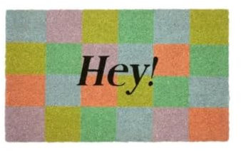Gift Company Fussmatte, Hey, Mehrfarbig, 45x75cm