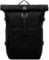 Rucksack Kane Roll-Top Kurierrucksack XL groß - PET recycelt, wasserabweisend - Wander-Rucksack Laptop-Fach 15 Zoll schwarz