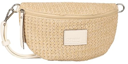 Tom Tailor Denim Rosie Raffia Damen Gürteltasche Bauchtasche Klein Off White Mix