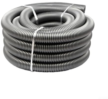 MeevrgR Tubo flessibile filettato per aspirapolvere, diametro interno 50 mm, per una facile manovrabilità, resistente alla pressione, acidi, alcali e alte temperature, per ambienti versatili (3 metri)