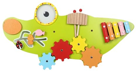 Pruojhw Wandtafel – frühes Lernspielzeug | Sensorische Paneele aus Holz | für zu Hause Schule Kindergarten Krippe Klassenzimmer Spielzimmer