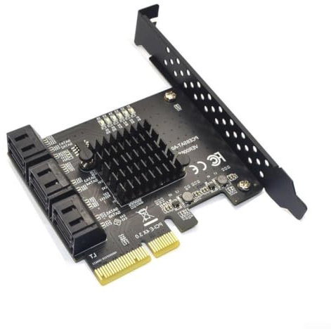 für pcie für x4 SATA3 Karte 6 Port ASM1166 Treiberfrei für