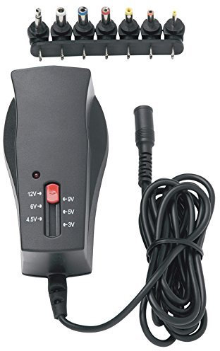 Masterplug MVA1200 1200 mA Mains Multi-Voltage Adaptor by Masterplug