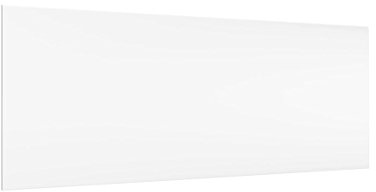 Spritzschutz Glas - Polarweiss - Panorama Quer, HxB: 50cm x 125cm