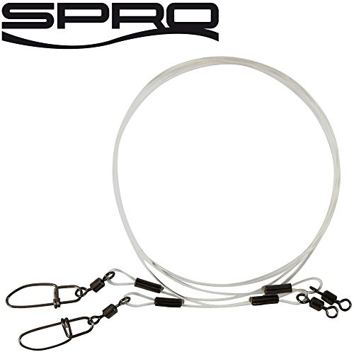 Spro Pike Fighter Fluorocarbon Leader - 2 Vorfächer zum Spinnfischen, Vorfächer zum Hechtangeln
