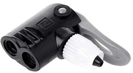 Ranuw Fahrradpumpen-Düse, Ventilanschluss-Adapter, Doppelkopf-Pumpen-Teile