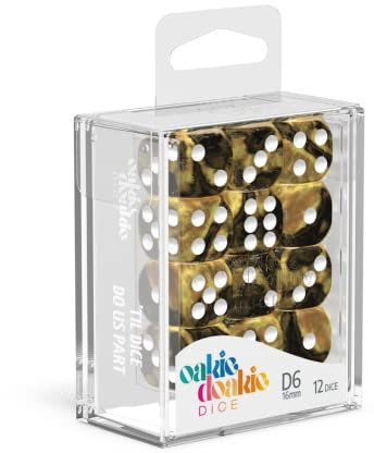 Oakie Doakie Dice Unisex – Erwachsene W6 Würfel 16 mm Gemidice, Hornet