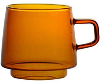 SVY Neon Style Glass Coffee Cup/Tee Cup In Amber Color