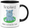 Tassenbrennerei Nölpferd Tasse mit Spruch Alles Scheiße Hier - Nielpferd Hippo Kaffeetasse lustig - Spülmaschinenfest (Schwarz)