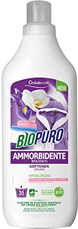 Biopuro Bio-Weichspüler 1000 ml Orchidee und Iris, hypoallergen.