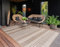 Paco Home Outdoor Teppich Flachgewebe Modern Boho-Style wetterfest & UV-beständig Ideal für Terrasse Balkon Wohnzimmer & Küche, Grösse:240x340 cm, Farbe:Beige