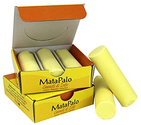 6 Barritas de azufre - Remedio natural para los dolores cervicales, tortícolis, dolores articulares y resfriados