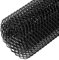 Rejilla del coche, Rejilla de malla de aluminio, agujero de 8x16mm, rejilla universal para carreras de coches, rejilla de malla para el cuerpo, parrilla rómbica negra (100 x 33 cm)