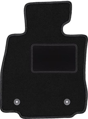 Wielganizator Automatte – Passend für Mazda 2 III Schrägheck 2015- – Velours – Autozubehör - Praktische Fußmatte Auto – 1-teilig - schwarz
