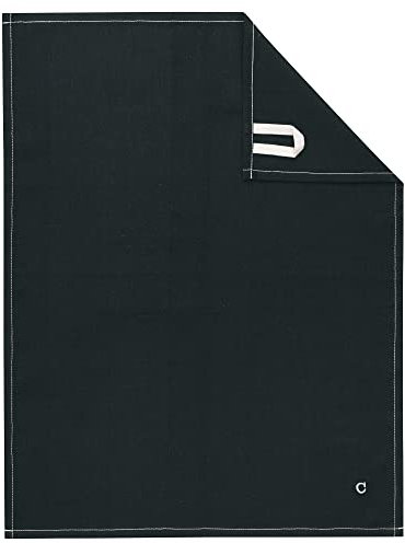 Cawö Home Geschirrtücher Cuisine Zoom Uni 124 schwarz - 906 50x70 cm