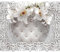 murando Fototapete Premium-Vlies Blumen Lilien 400x280cm Foto Tapete Schlafzimmer Wohnzimmer Vliestapete XXL Wandtapete Motivtapeten Bildtapete 3d Effekt Wand Dekoration Flur Ornament Leder Optik