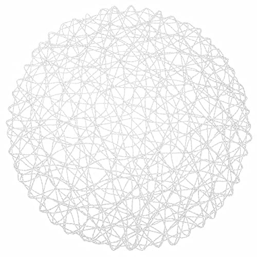 orion group Platzdeckchen Telleruntersetzer Platzdeckchen Platzmatte weiß | Tischunterlage Untersetzer Platzdecke Tischuntersetzer für Teller und Besteck Küchenmatte aus Papier 35 cm