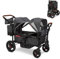 Radio Flyer Voya Stroller Wagon, 2-Sitzer-Kinderwagen für Kinder zum Sitzen, Baby-Bollerwagen mit Verdeck, Doppel-Kinderwagen, Faltbarer Wagen mit Sitzen, Bollerwagen für Kinder