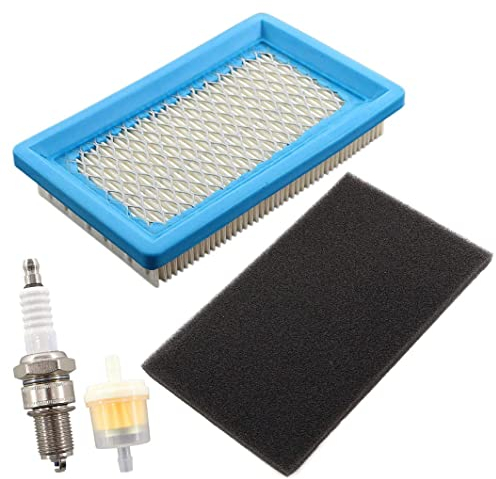 Luftfilter mit Vorfilter Zündkerze für Honda Rasenmäher GVX150 GVX160 HR1950 HR2150 HRB475 HRB535 MTD 1P61 HRB215 HRB215K1 HRB215K2 HRB215K3 HRM195 HRM215 Ersatz MTD 951-10298 751-10298