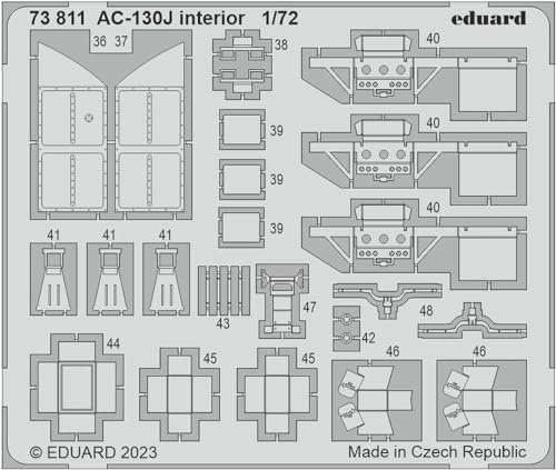 Eduard Sprue Brothers 1:72 Farbe PE – AC-130J Ghostrider Detail-Set (ZVE Kit), EDU73811