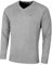 Calvin Klein Herren V-Ausschnitt Soft Cotton Pullover - Grau Marl - M