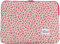AZURAOKEY Cute Floral Laptop Sleeve Case Bag Kawaii Aesthetic Laptop Sleeve Protective Soft Pad Bag Aesthetic Computer Carrying Case Bag Zipper Cover Compatible with 13 Notebook