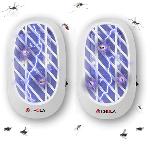 Lampada Anti Zanzara 2 Pack Lampada UV Anti Zanzara Interno, Zanzara Killer Lampa, Professionale Anti Mosca Elettrico, Elettrico Insetticida, Zanzara Attrape Mosca per Interni