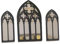 Dualoai 3X Gothic Wandspiegel Kleine Spiegel Dekor Barock Wandspiegel Wanddeko Spiegel, Stil B