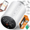 KESSER® Heizkörperthermostat 2er Set WiFi Heizungsregler | Heizungsthermostat WLAN mit Smart Home App Steuerung | Thermostat Alexa, Google Assistant mit 6 Heizkörperventilen | Energie & Kosten sparen