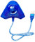 DHSKZRMJ Kompatibel/Ersatz 2 in 1 Dual PSX PS1 PS2 auf PS3 PC Laptop USB Controller Konverter Adapter Blau