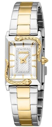 Just Cavalli Damen Analog Quarz Uhr mit Edelstahl Armband JC1L364M0085