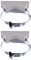 Lot de 2 supports muraux pour bouteille de gaz, support mural avec sangle de sécurité, support de réservoir de propane robuste pour laboratoires et usines (gris)