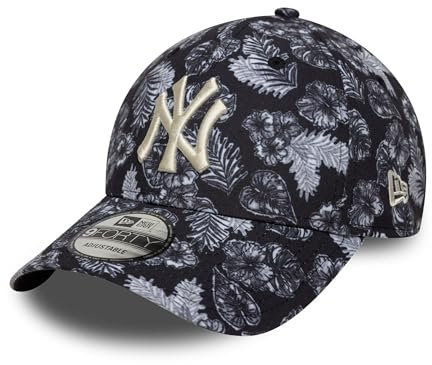 New Era New York Yankees Blumen Allover 9Forty Cap Schwarz - One-Size