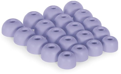 Okuli Set of 20 Silicone EarBuds Ear Tips For Beats PowerBeats Pro 2 Earphones in Purple