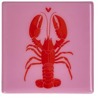 Giftcompany Love Tiles Untersetzer Hummer rosa 11x11cm
