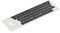 Lacerto® | 14x14mm Deutsche Aufkleber für PC/Laptop & Notebook Tastaturen mit mattem kratzfestem Laminat, Germany Keyboard Stickers QWERTZ | Farbe: Schwarz