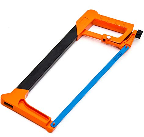 Metallsäge mit 300mm Sägeblatt für Metall, PVC | Bügelsäge Eisensäge Bügelsäge Kombisäge Handsäge Schloßersäge für 30cm Sägeblätter