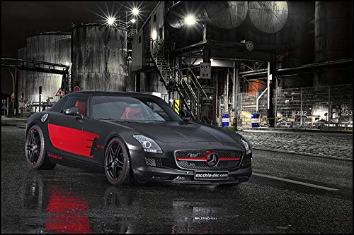 MINCOCO Photo Wallpaper 3D Custom Mural Wallpaper car Service Center Hotel Cafe Club Race Track Retro Wallpaper, 250x175 cm (98.4 by 68.9 in)