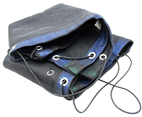 Gewebeplane mit Gummizug! Anhängernetz Anhängerplane Containernetz Ladungssicherung (350x250cm)