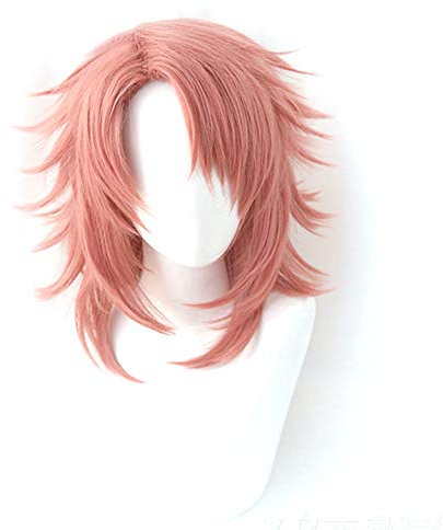 OSIAS Anime Cosplay Perücke, Demon Slayer Perücke, für Halloween, Party, Karneval, Nachtleben, Konzerte, Hochzeiten (Sabito Wig)