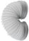 150mm (6 inch) x 6 metre - PVC Flexi Hose - White Universal Tumble Dryer - Cooker Hood - Extractor Fan - Air Conditioner Hose