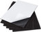 BENECREAT 6 láminas de espuma autoadhesiva de 30 x 21 cm, alfombrilla de espuma EVA antideslizante negra con parte trasera adhesiva para puertas de muebles, 6 mm de grosor