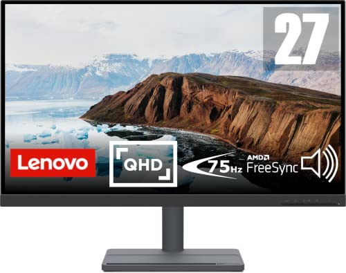 Lenovo L27q-35 Quad HD 68,6 cm (27) 2560 x 1440 Pixeles LED Negro