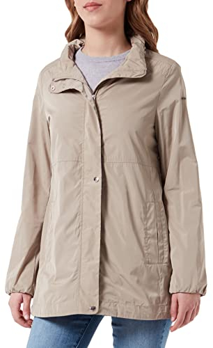 Geox W Genziana Giacca, Humus, 52 Donna